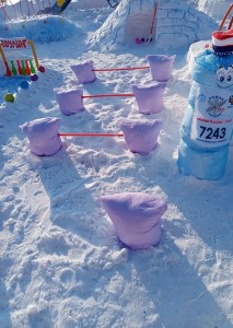 Царство снежных фигур в детских садах | Шекснинская газета 